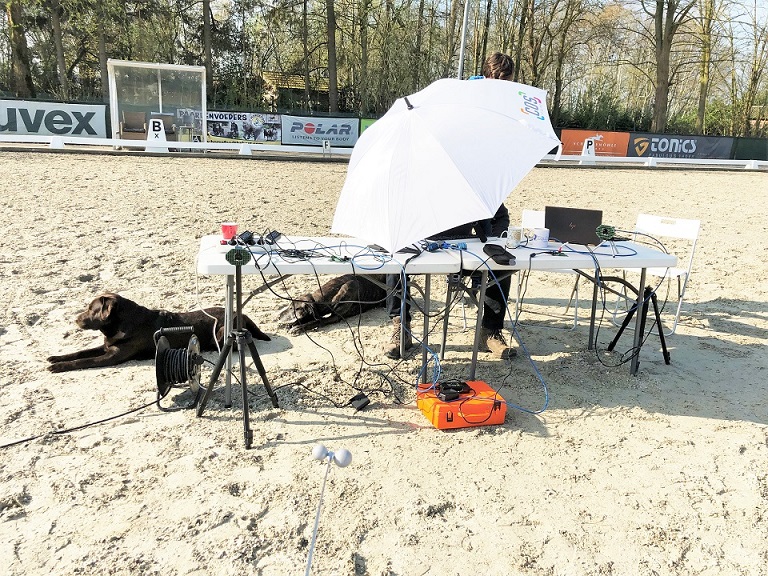 First outdoor technical field tests 3D marker analysis system
